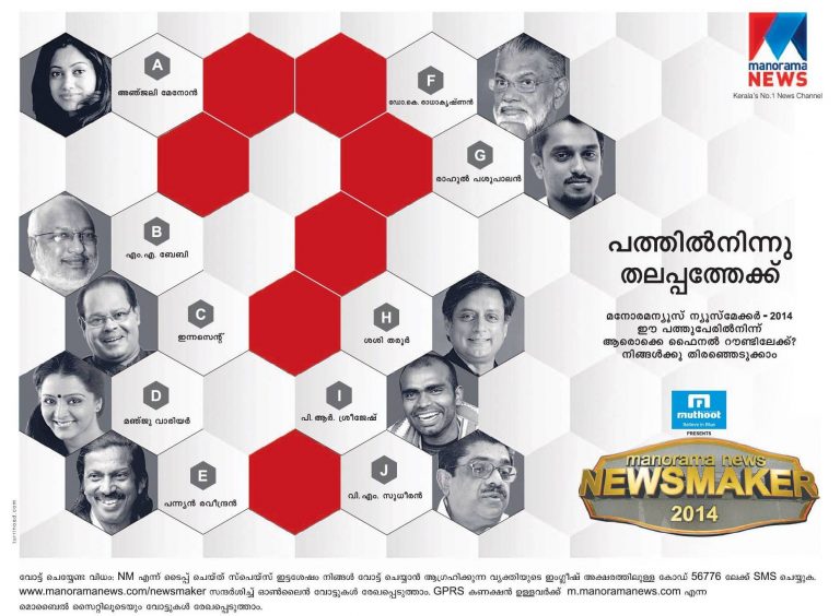 Manorama News Maker 2014