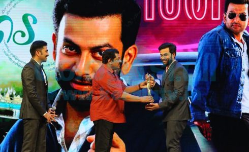 prithviraj sukumaran at asianet film awards