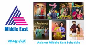 Asianet Middle East Schedule