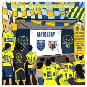 NEUFC Vs KBFC - ISL Live Malayalam 2022 on Asianet Plus Channel