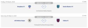 ISL Knockout Schedule