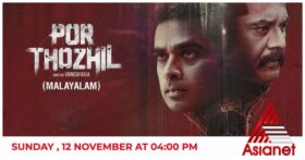 Por Thozhil Movie Premiering on Asianet