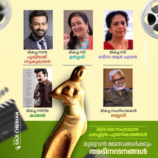 Kerala State Film Awards Winners Are